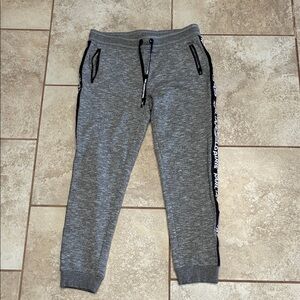 Karl Lagerfeld Gray Sweatpants with Black Accents